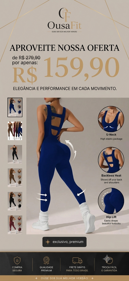 Macacão fitnes