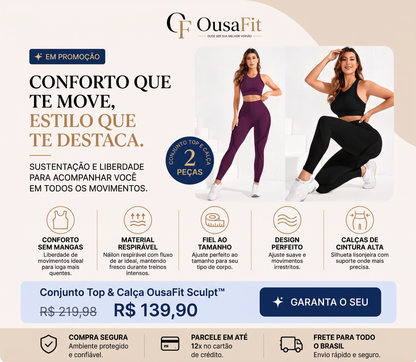 Conj 2 peças, Ousafit
